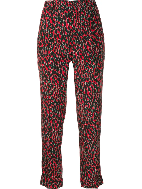 leopard capri pants