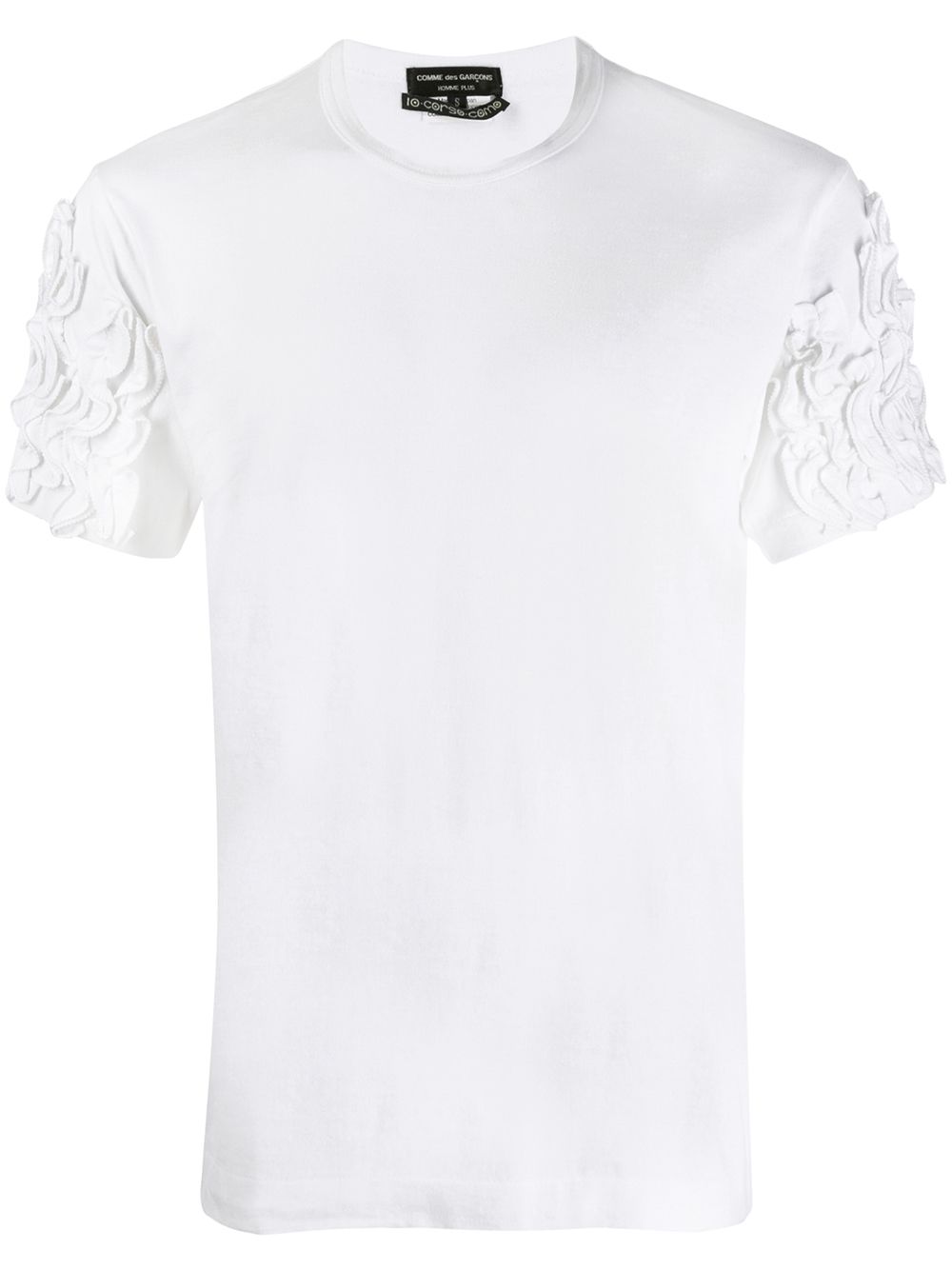 фото Comme Des Garçons Pre-Owned ruffle appliqués T-shirt