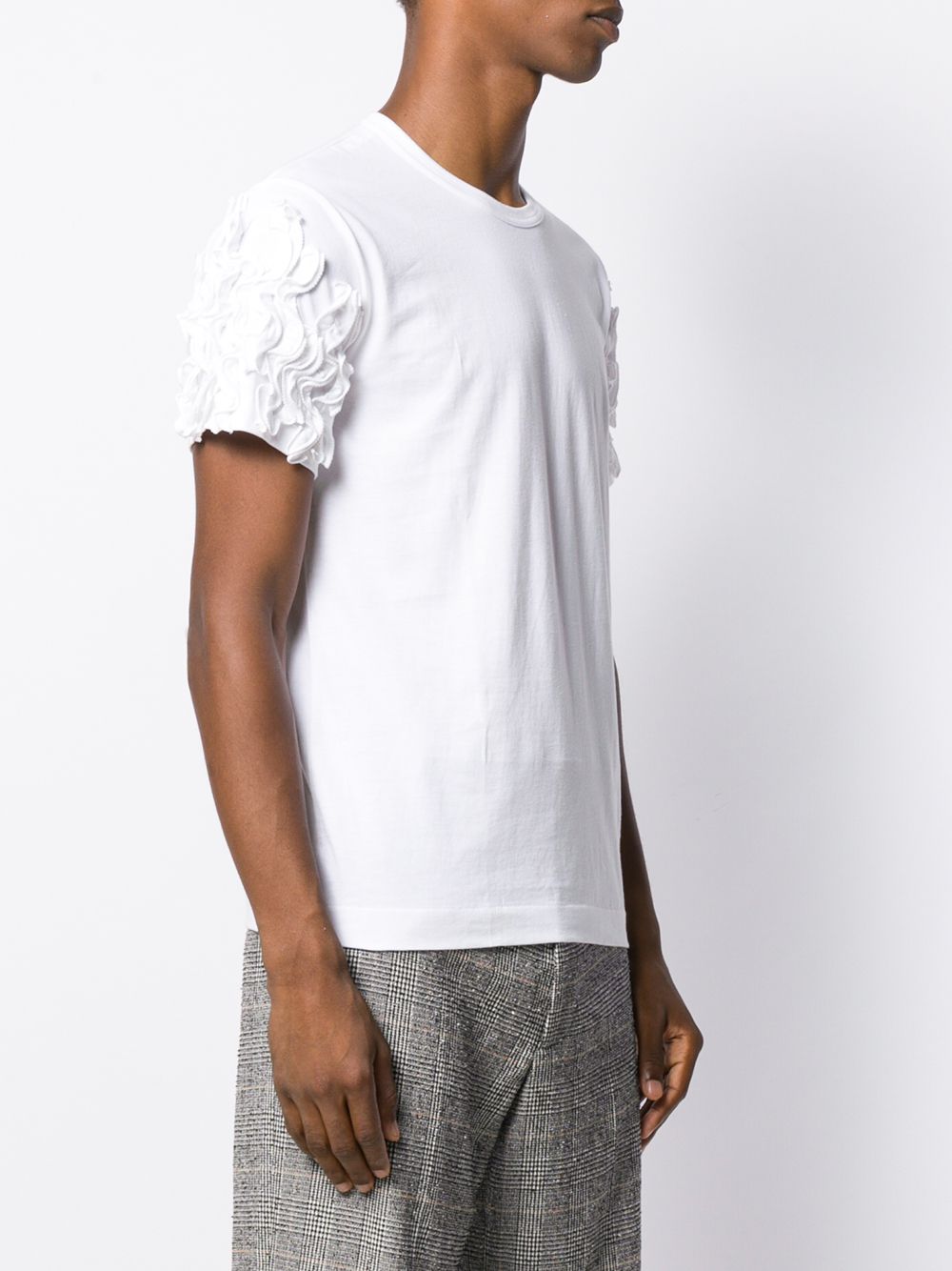 фото Comme Des Garçons Pre-Owned ruffle appliqués T-shirt