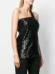 Yves Saint Laurent Pre-Owned single strap sequin top