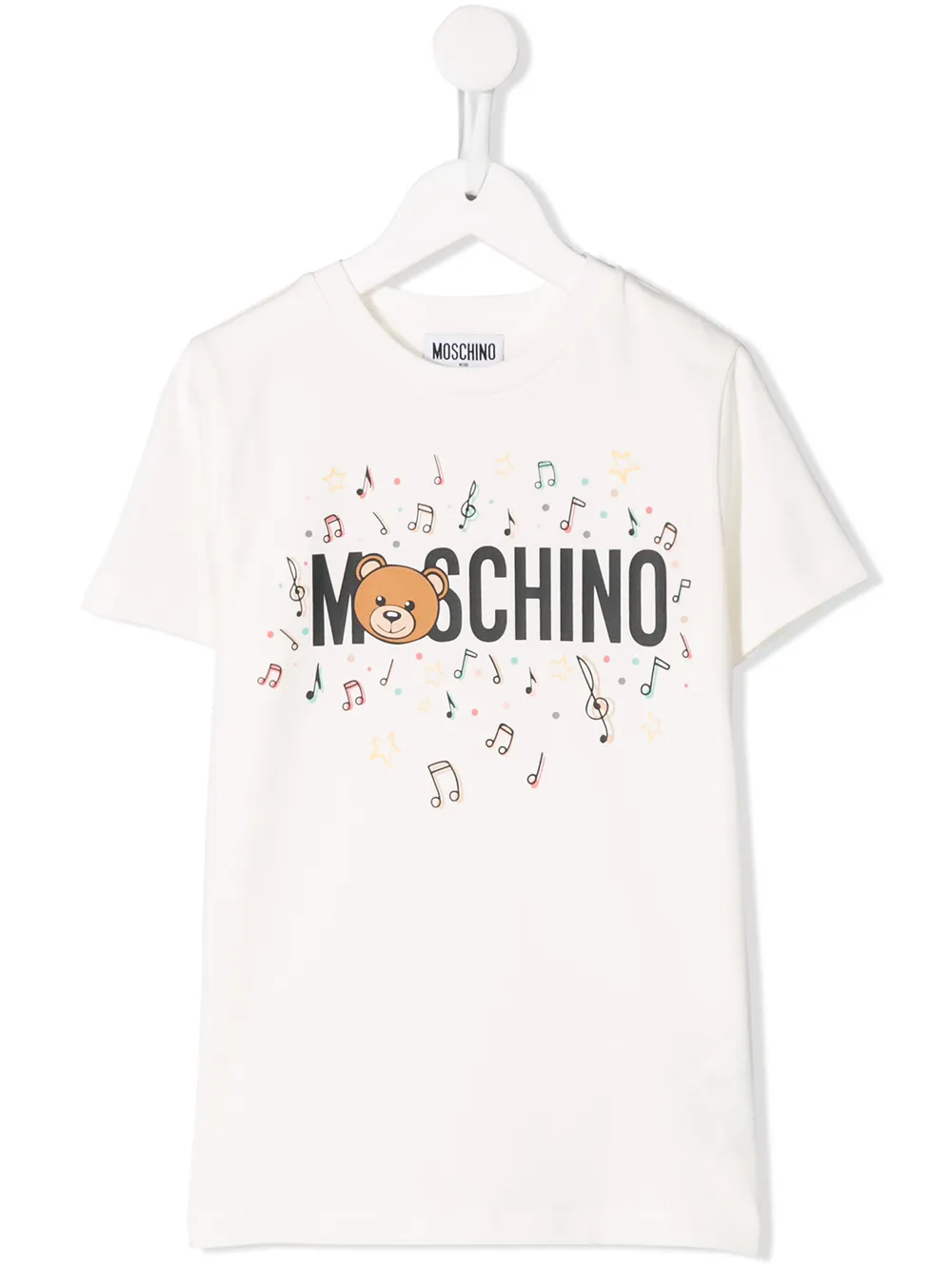 фото Moschino kids футболка с принтом