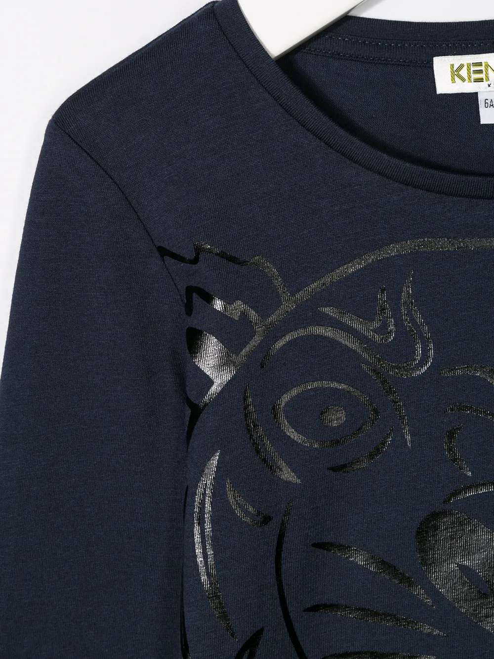 Kenzo Kids Sweater met tijger Blauw