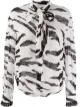 Image 1 of Philosophy Di Lorenzo Serafini printed bow blouse