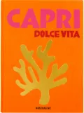 Assouline Capri Dolce Vita book - Orange