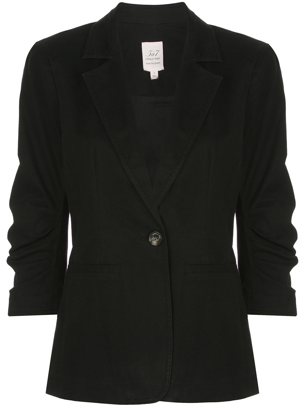 фото Cinq a sept khloe military twill blazer