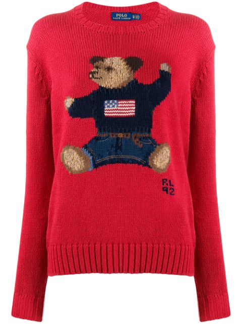 Polo Ralph Lauren Teddybear Knitted Jumper | Farfetch.com