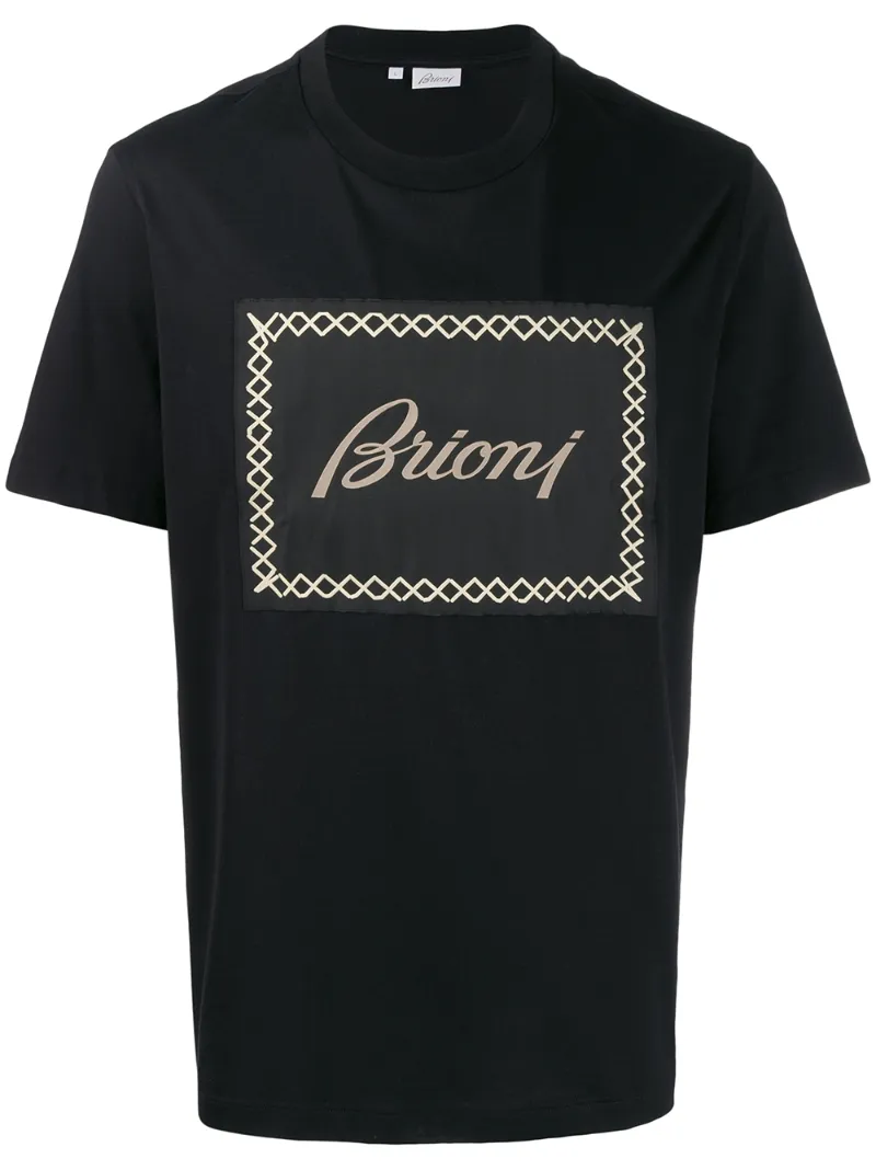 Brioni футболка с логотипом