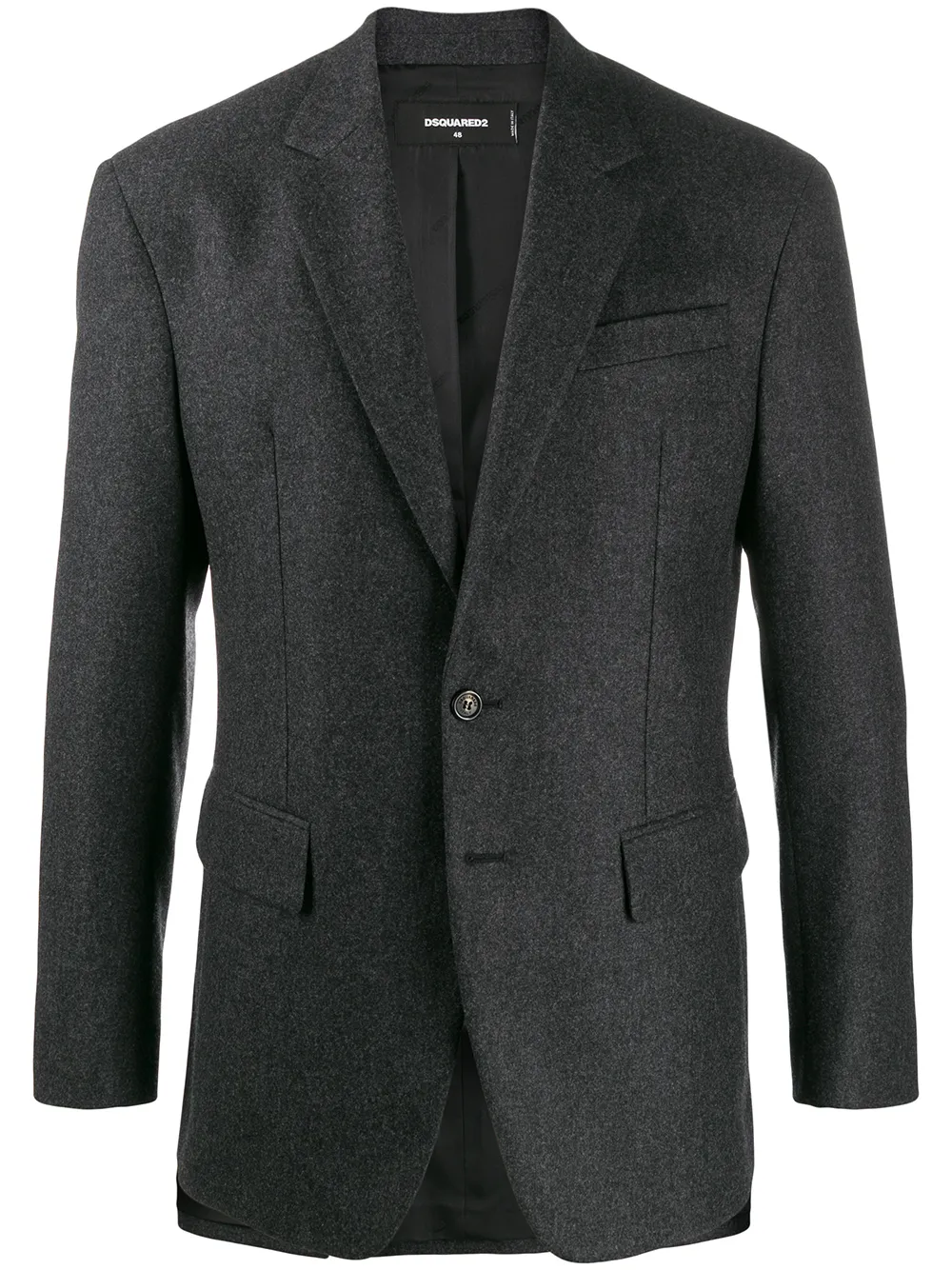 Dsquared2 Slim Blazer In Grey