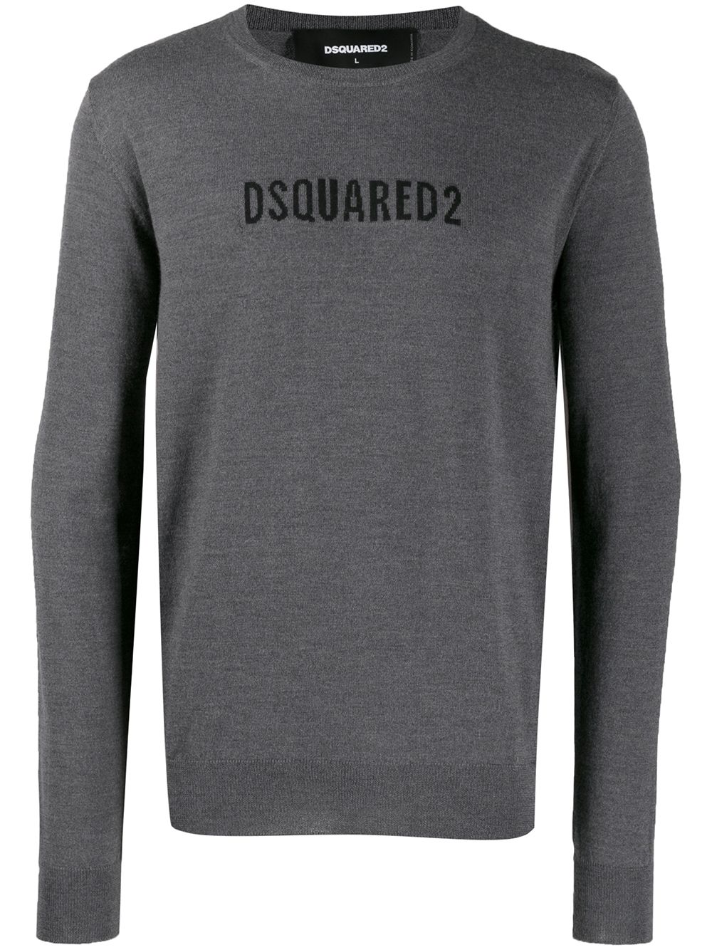 фото Dsquared2 джемпер вязки интарсия с логотипом