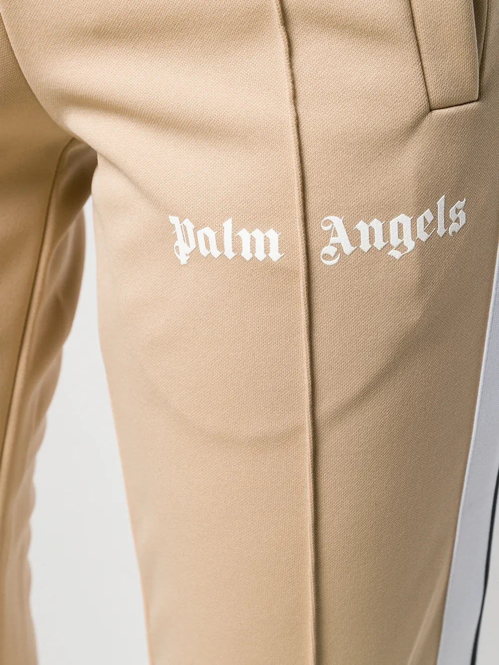 palm angels beige track pants