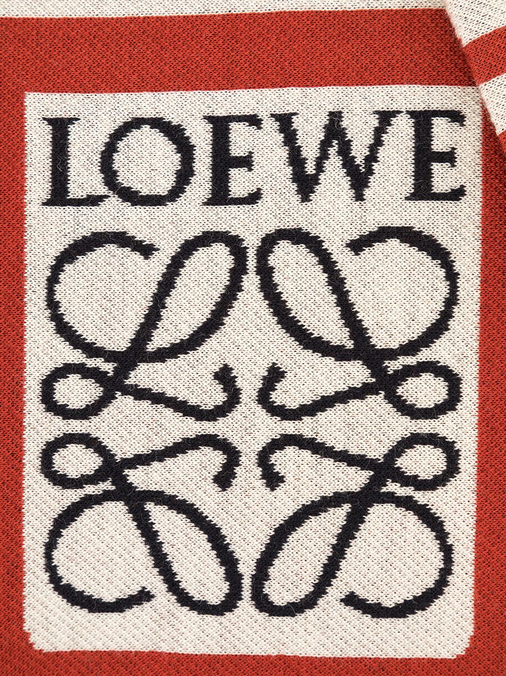 фото Loewe шарф с контрастным логотипом