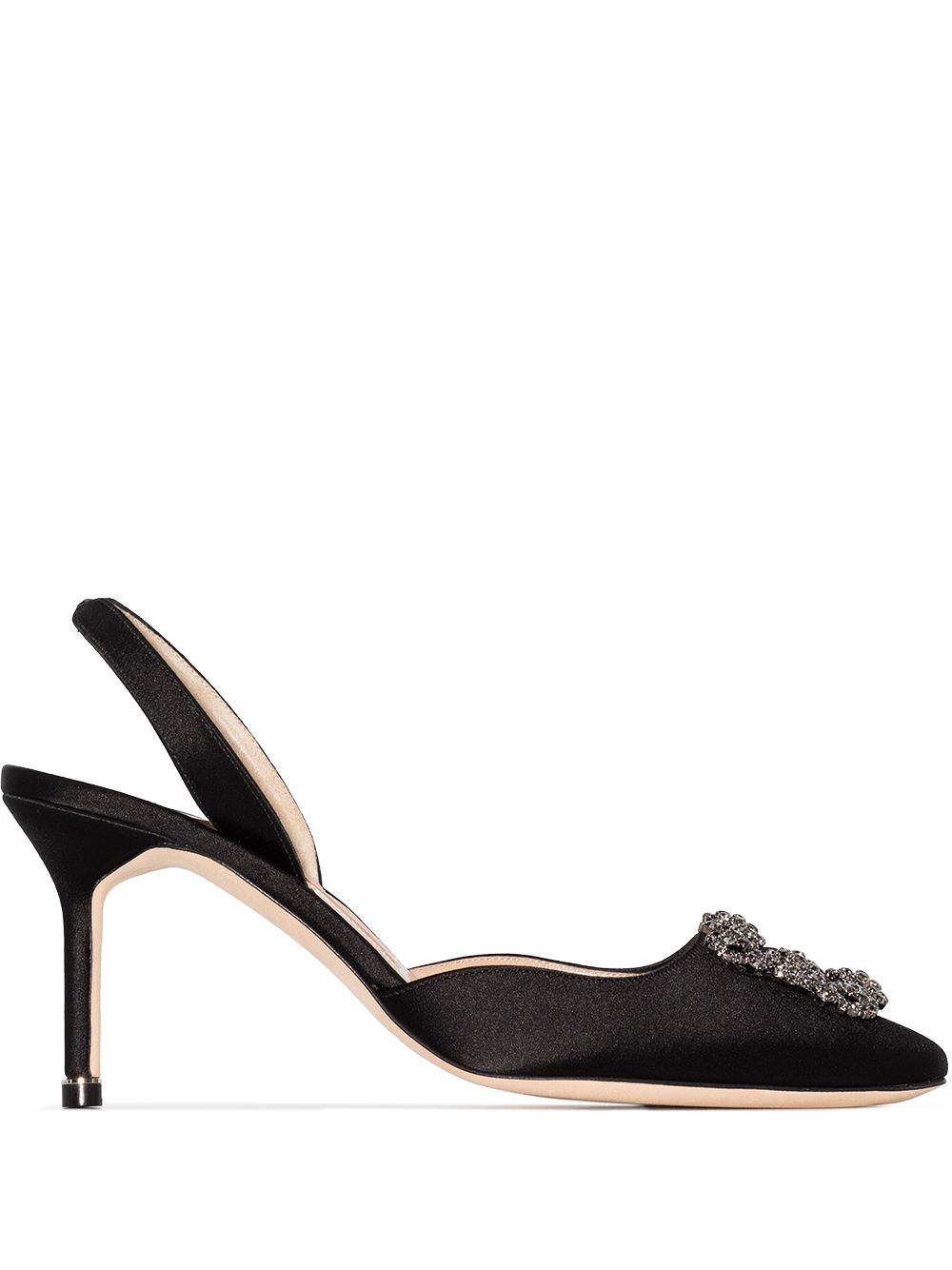 MANOLO BLAHNIK HANGISI 70MM SLINGBACK PUMPS