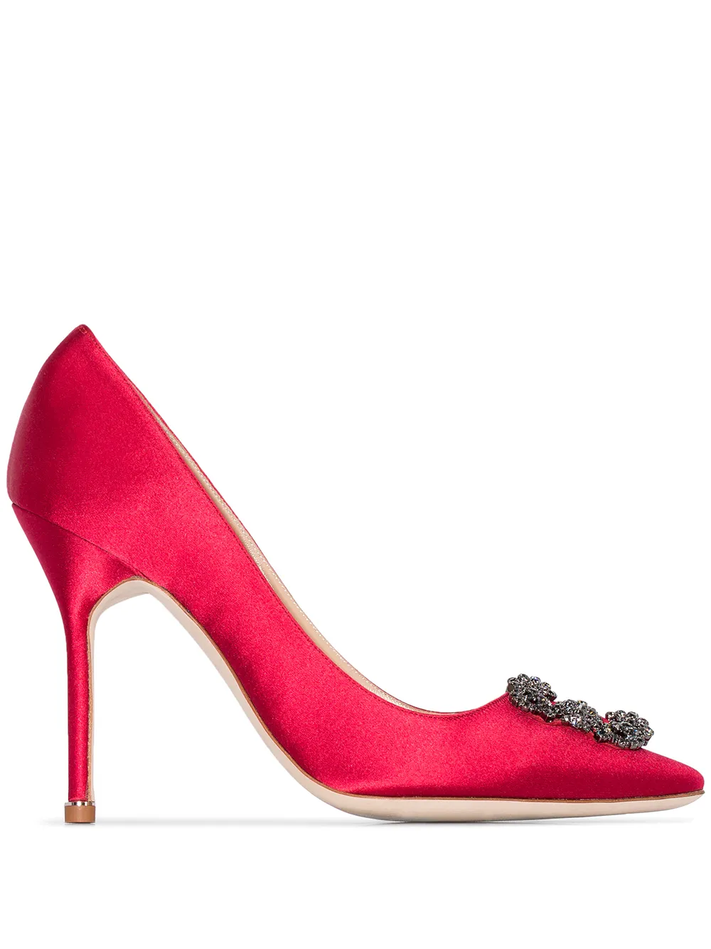 

Manolo Blahnik zapatillas Hangisi 105 - Rojo