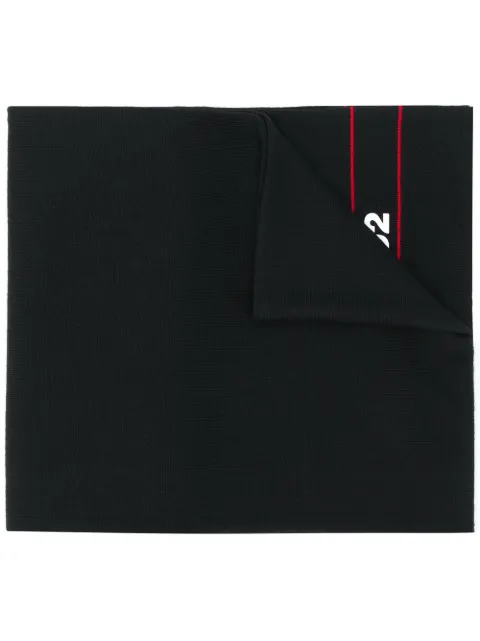 DSQUARED2 bufanda con logo estampado