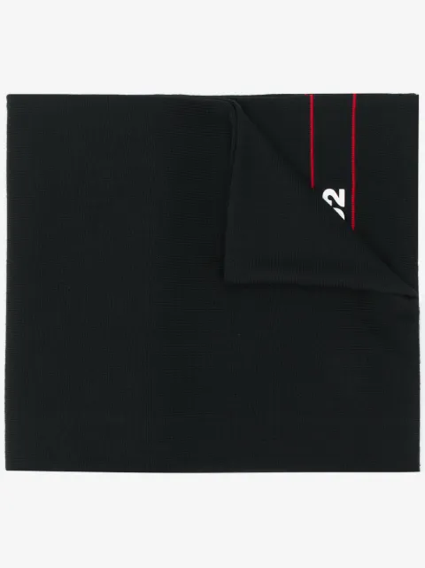 DSQUARED2 logo print scarf