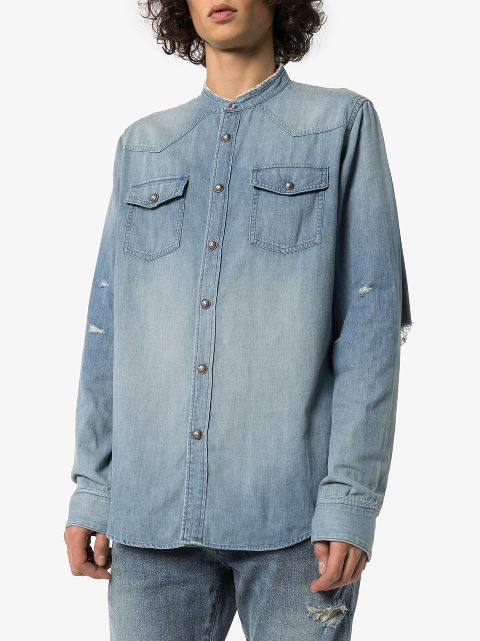 balmain jean shirt