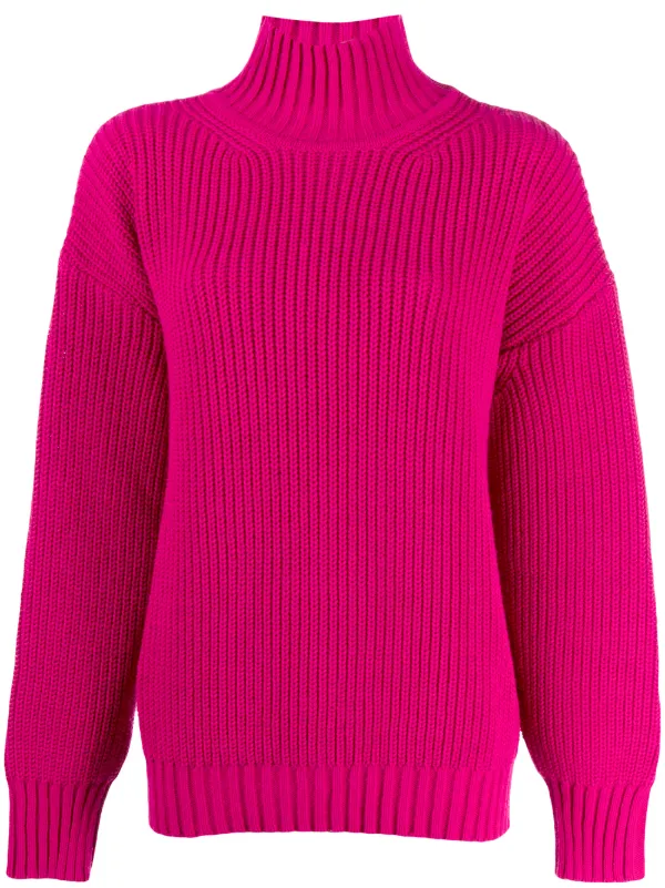 chunky turtleneck jumper