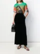 الصورة 2 من Emilio Pucci Pre-Owned تنورة طويلة بتأثير مخملي