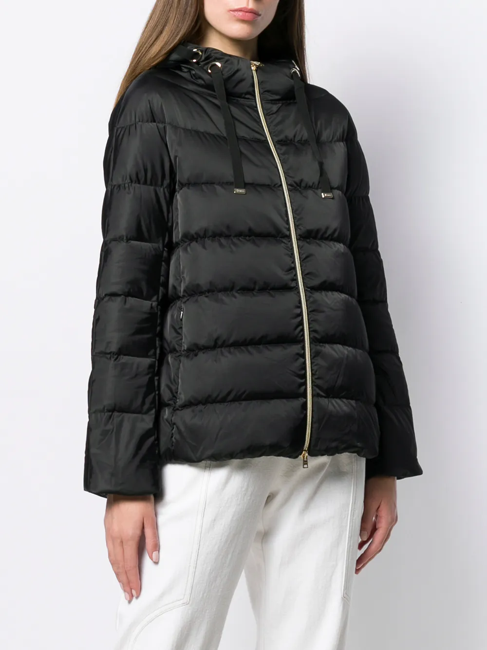 Herno Donsjack met capuchon Zwart