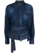 Image 1 of Dsquared2 asymmetric denim shirt