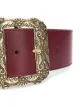 ETRO square oversized buckle belt