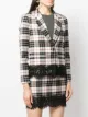 TWINSET lace appliqué blazer