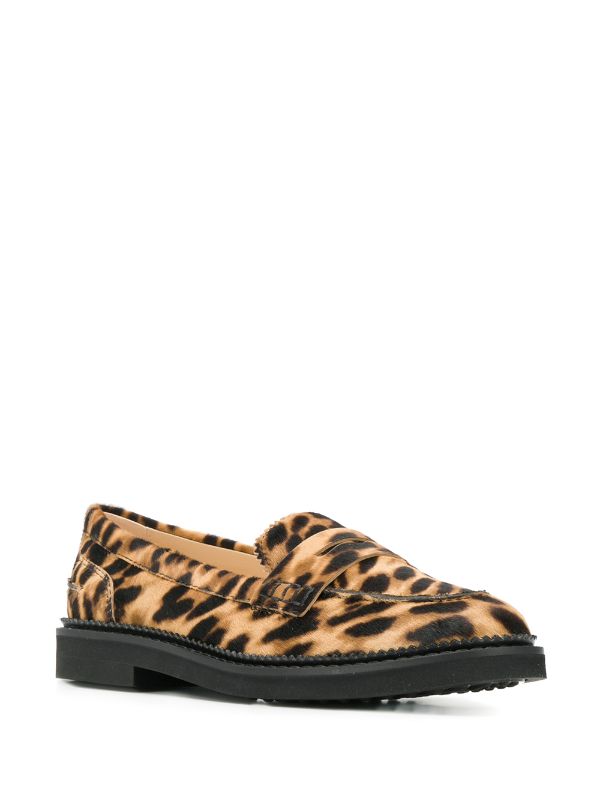 Tod's Loafer Mit Leopardenmuster - Farfetch