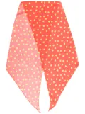 Paul Smith polka dot printed scarf - Orange