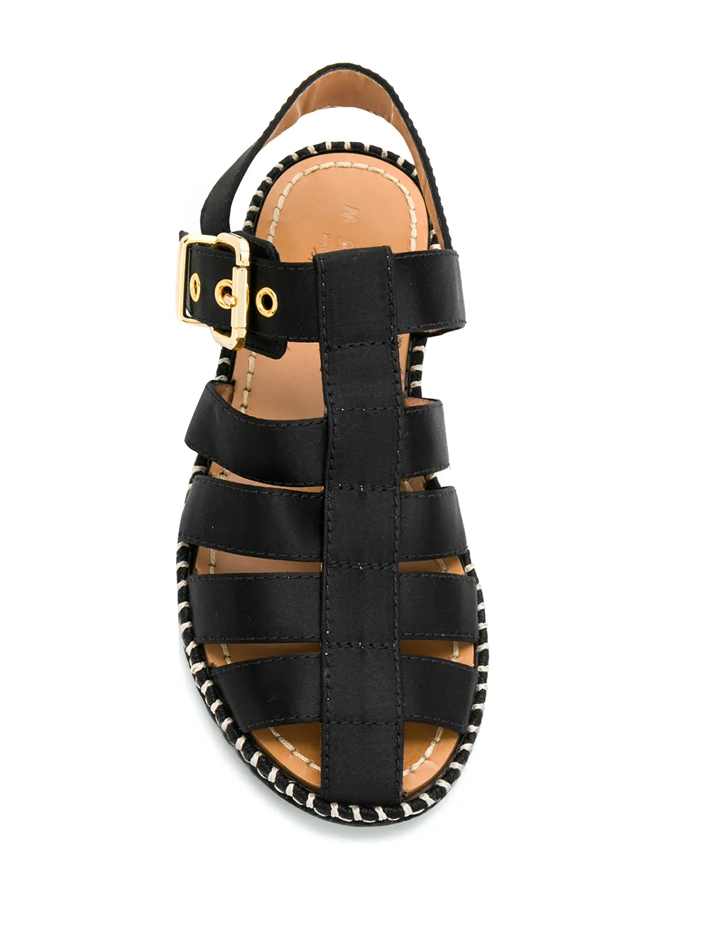 marni satin fisherman sandals