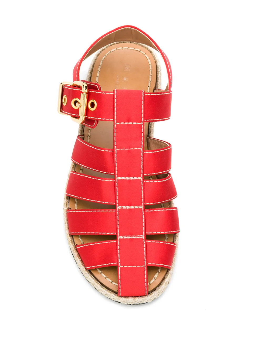 marni satin fisherman sandals