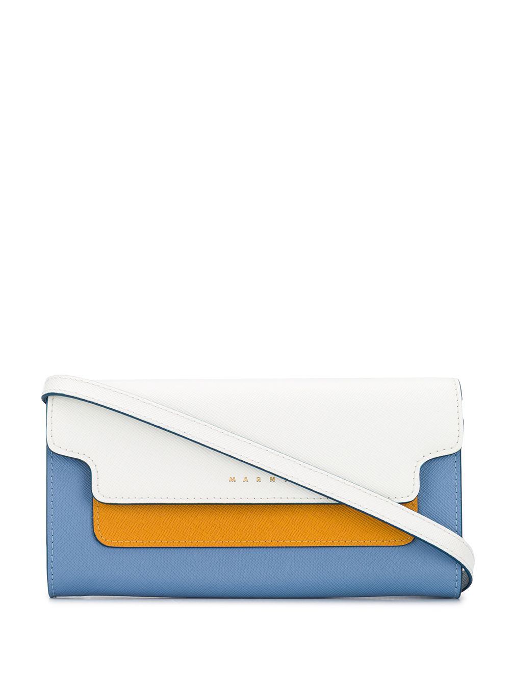 фото Marni leather bellows wallet