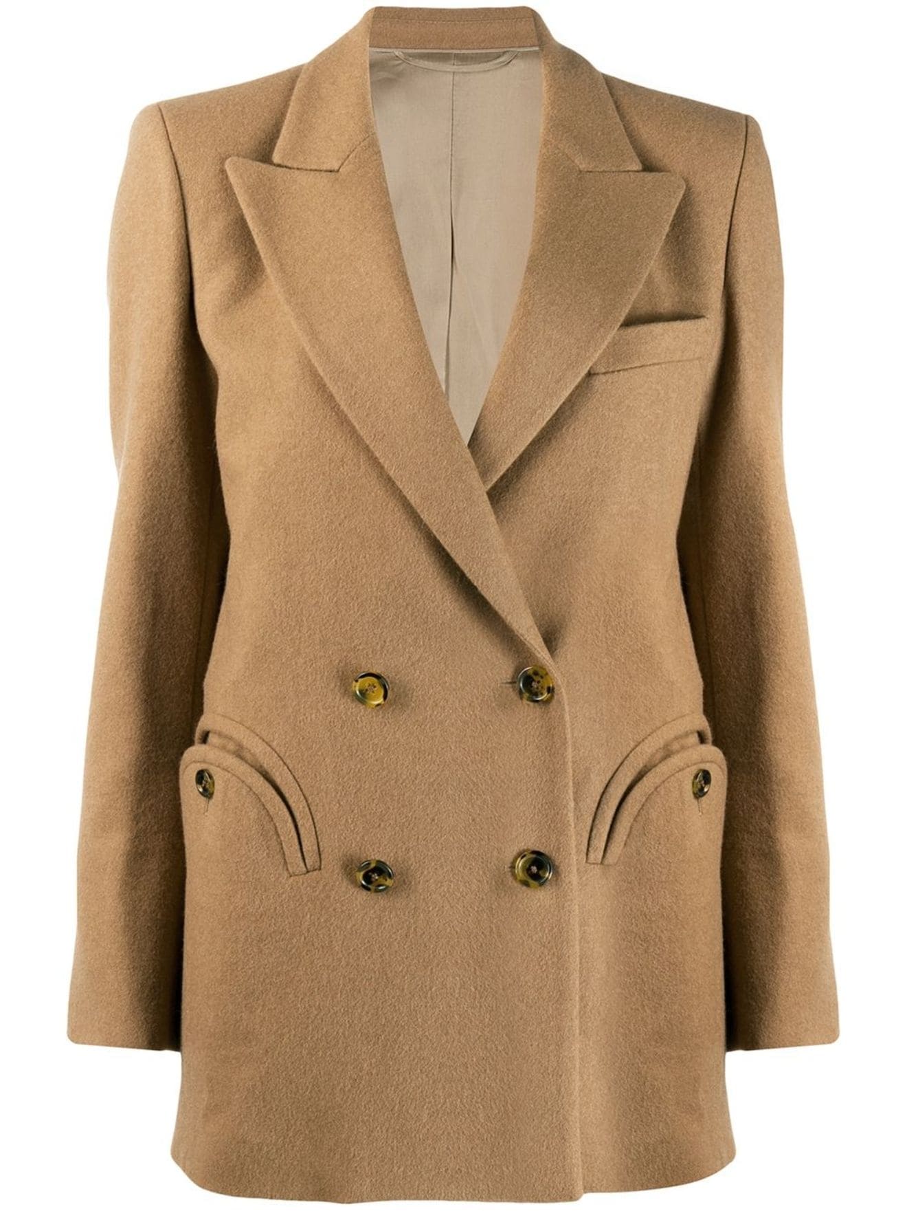 Blazé Milano double-breasted blazer neutrals | MODES