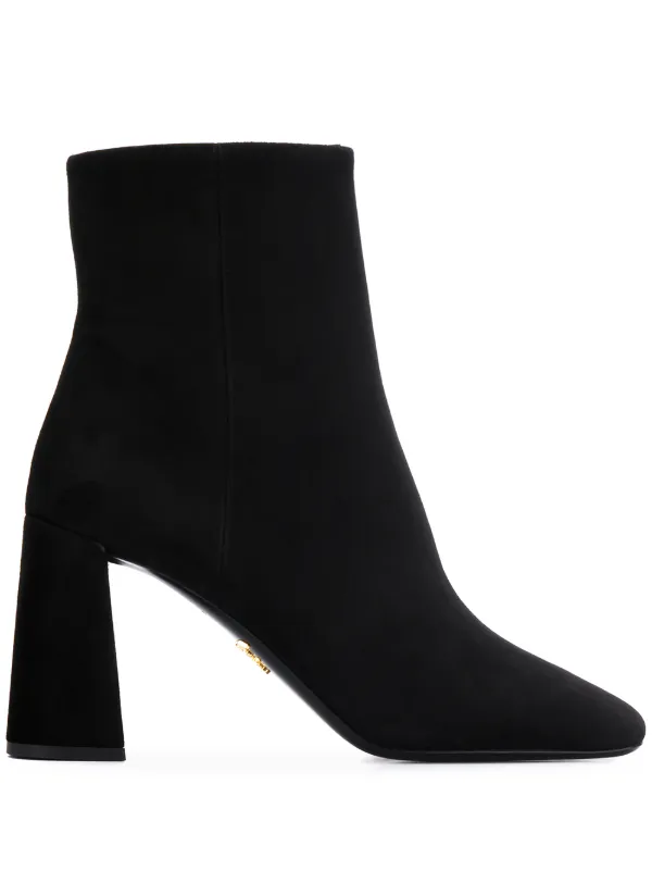 prada chunky heel boots