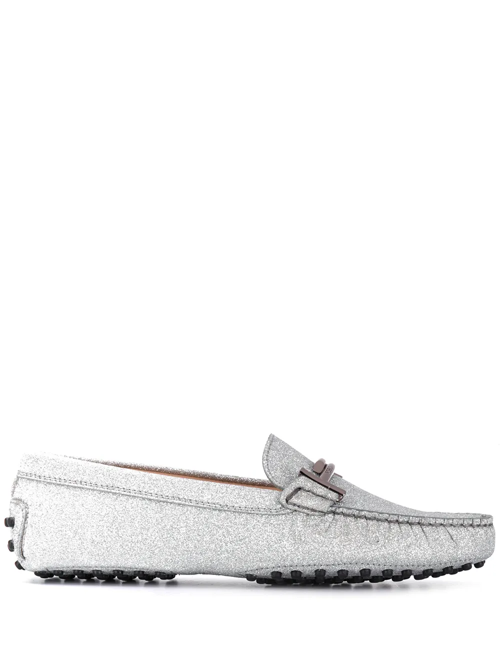Tod's 'Gommino' Loafer - Silber
