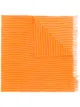 Image 1 of Issey Miyake Pre-Owned 1990's striped frayed scarf