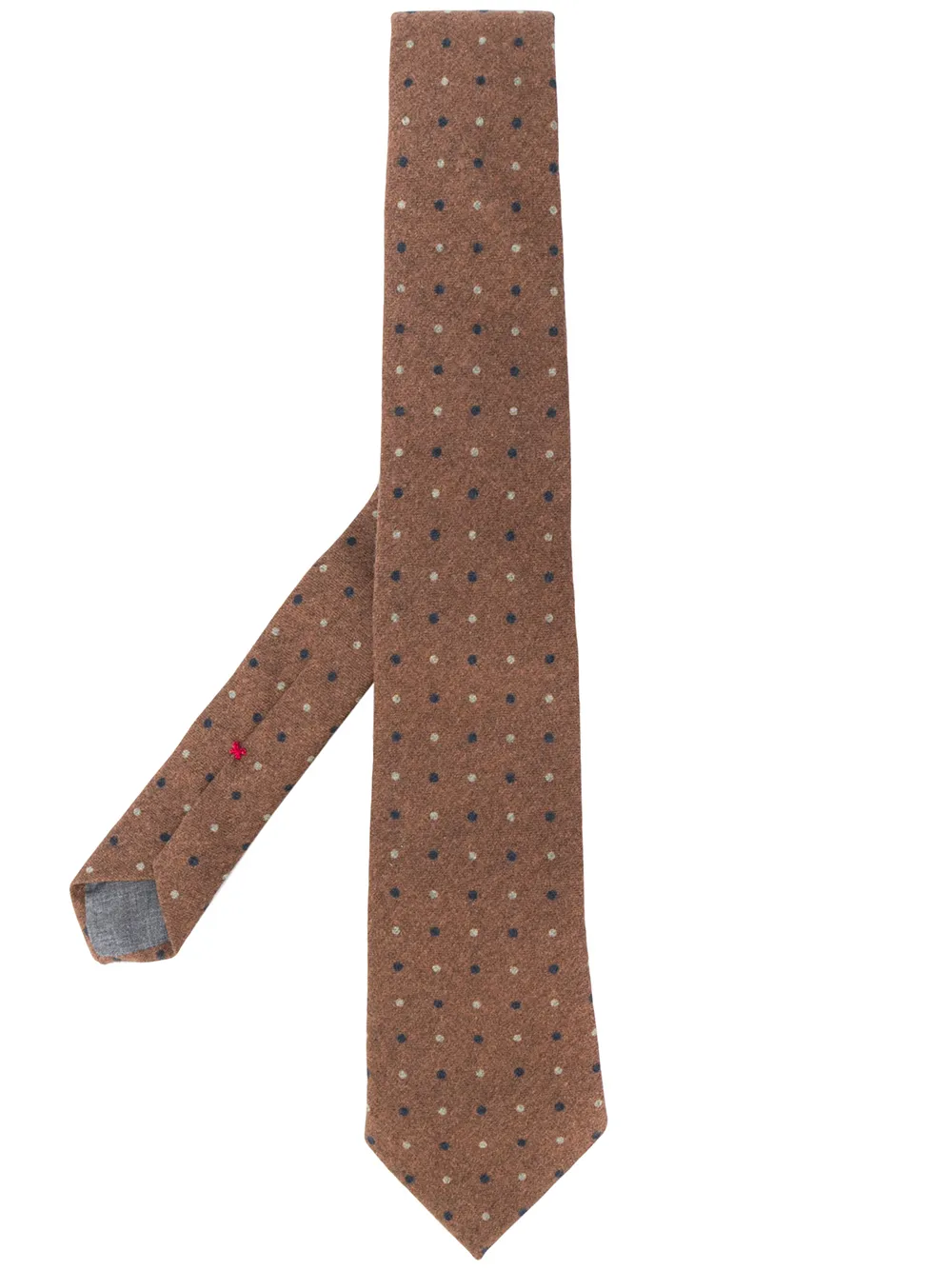 Brunello Cucinelli Stropdas met stippen Bruin