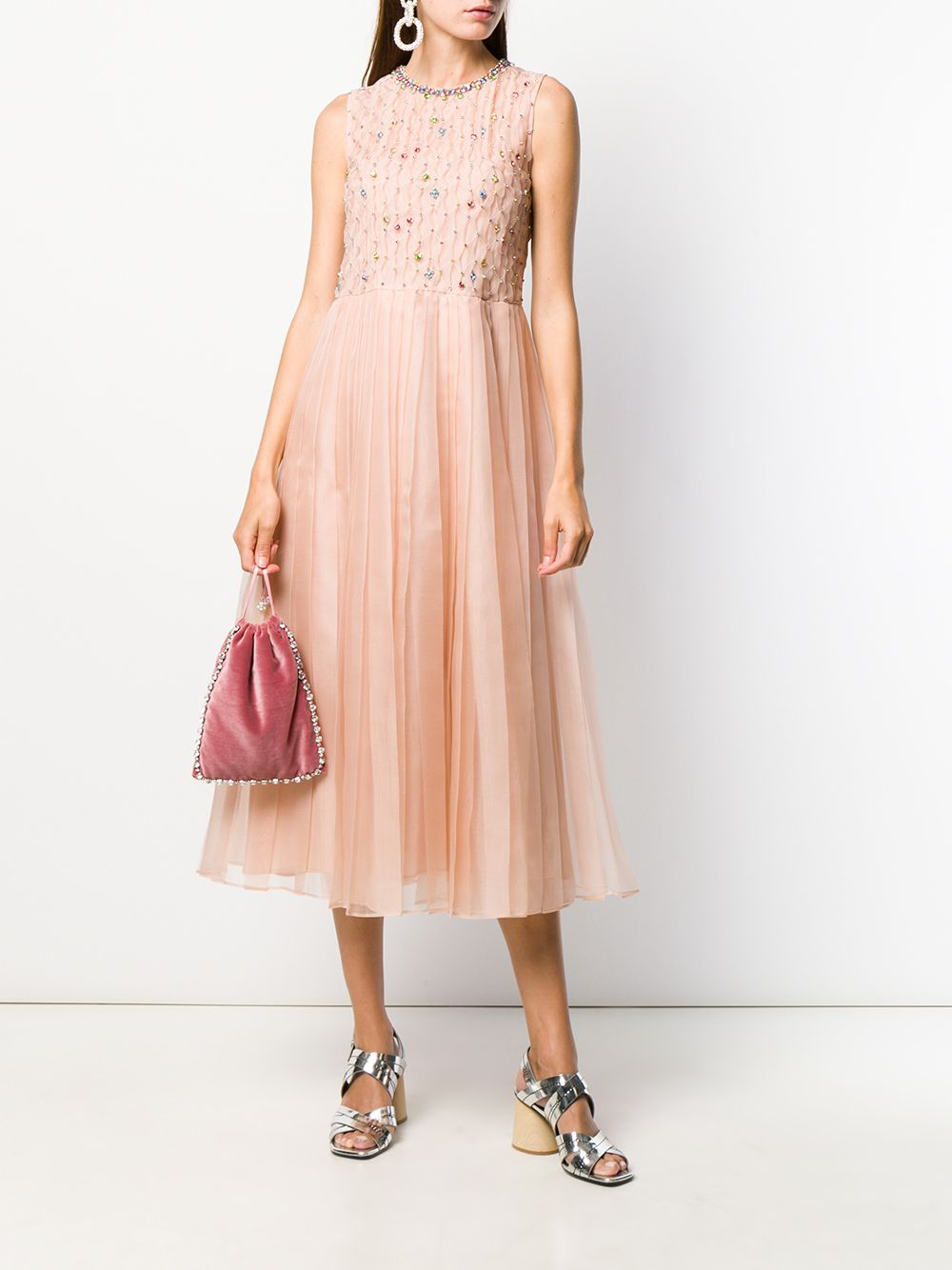 фото Redvalentino платье из органзы