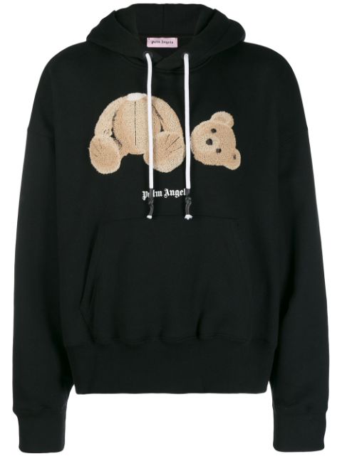 Palm Angels Teddy Bear Hooded Sweatshirt Aw19 | Farfetch.com