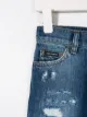 Dolce & Gabbana Kids distressed regular jeans