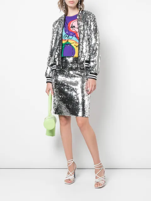 alice and olivia sequin jacket