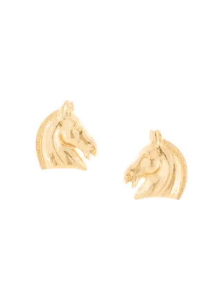 Horse clip on earrings sale