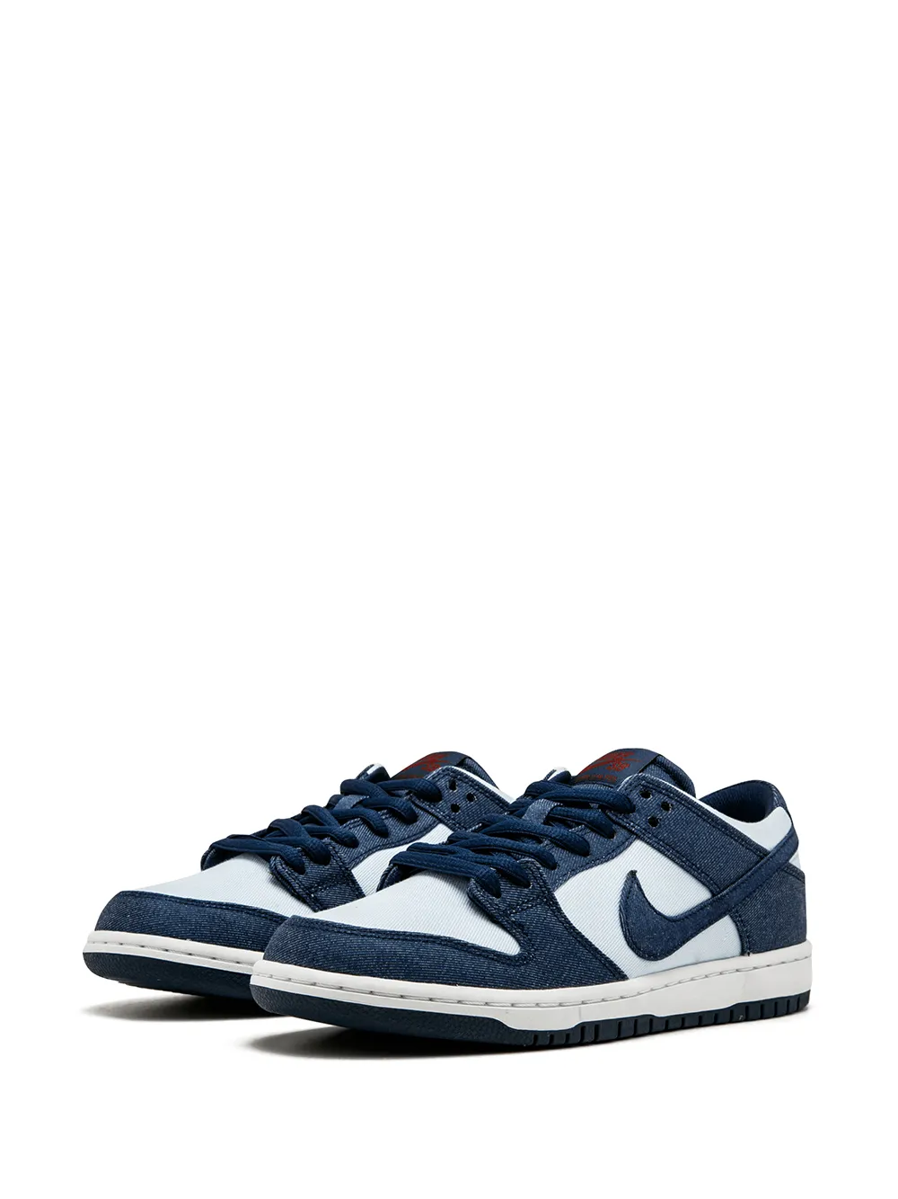 Shop Nike Sb Zoom Dunk Low Pro Sneakers In Blue