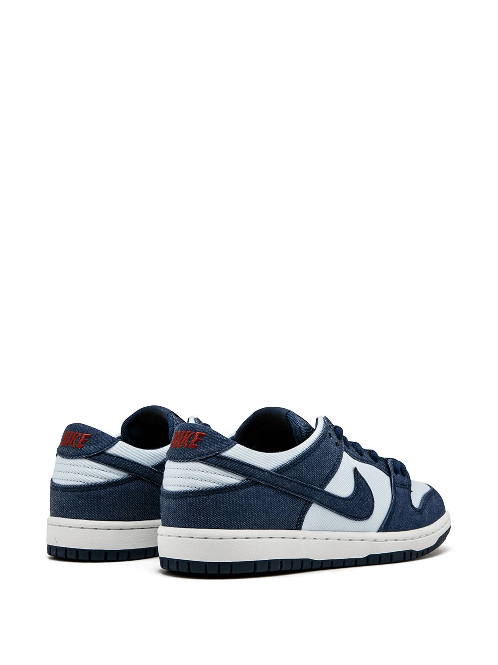 Shop Nike Sb Zoom Dunk Low Pro Sneakers In Blue