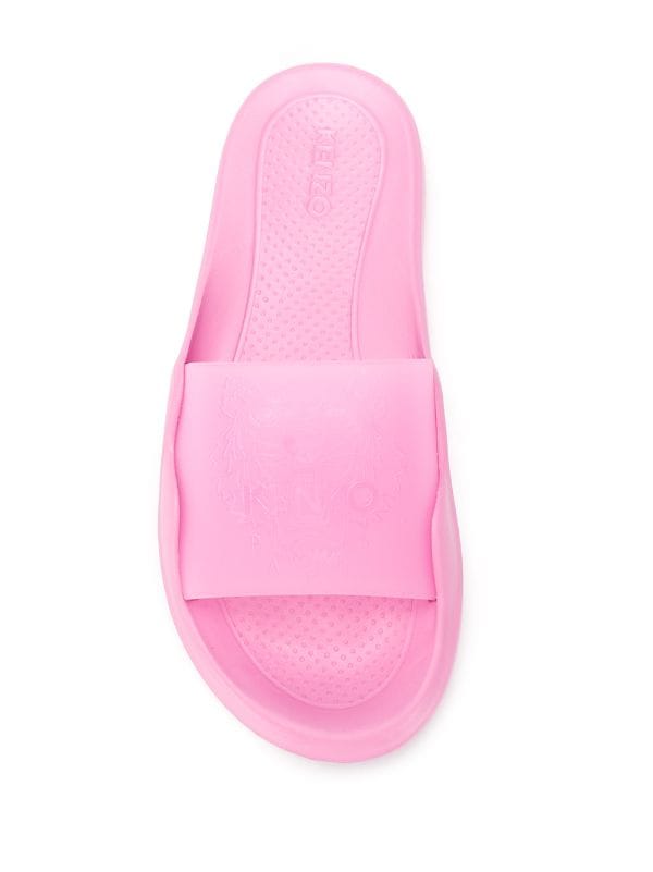 pink kenzo slides