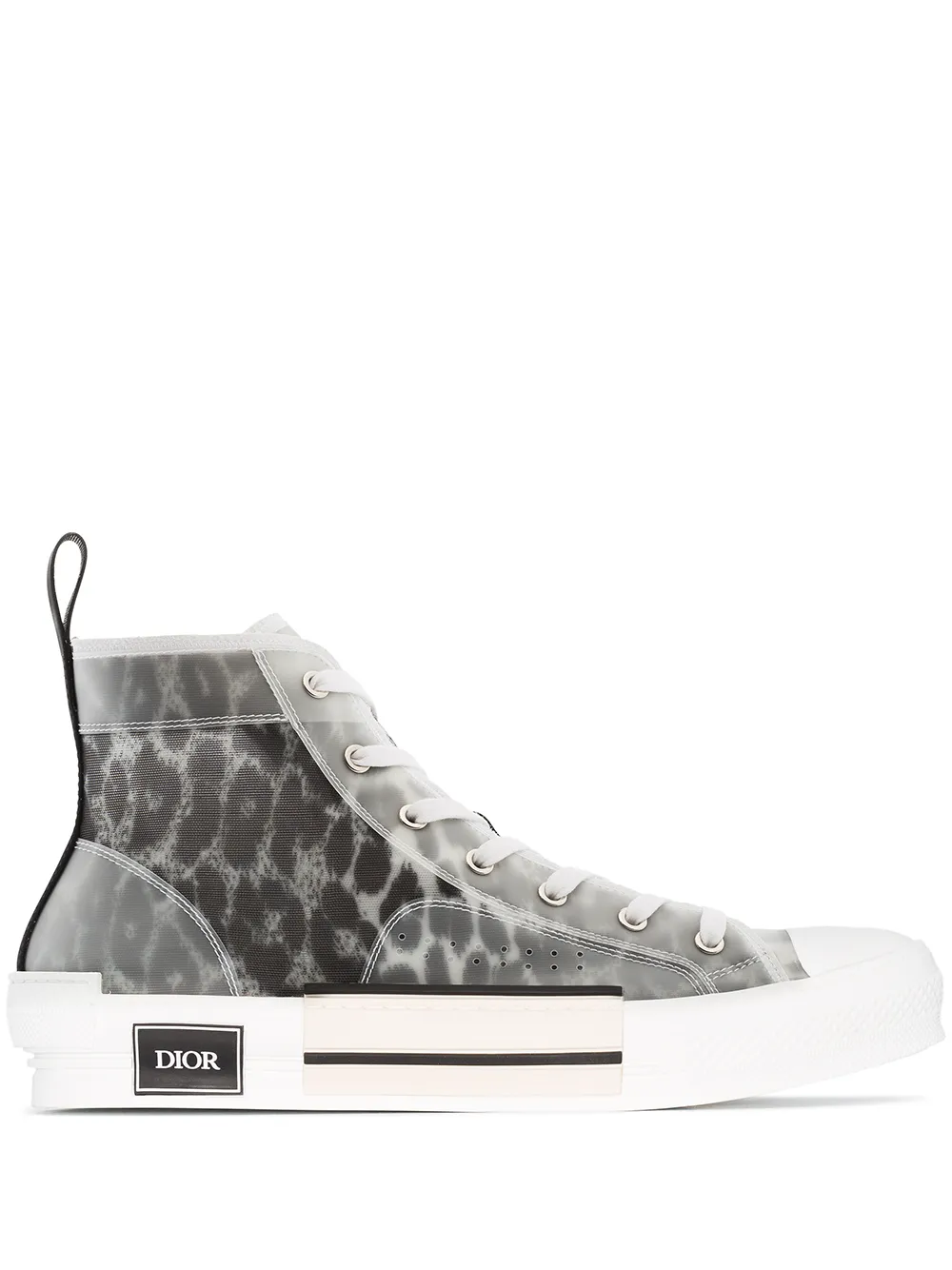 Dior Homme Shoes LEOPARD PRINT HIGH