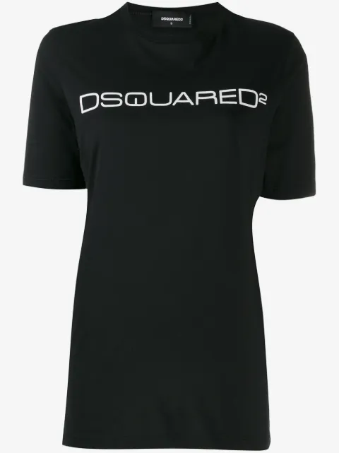 DSQUARED2 playera con logo estampado