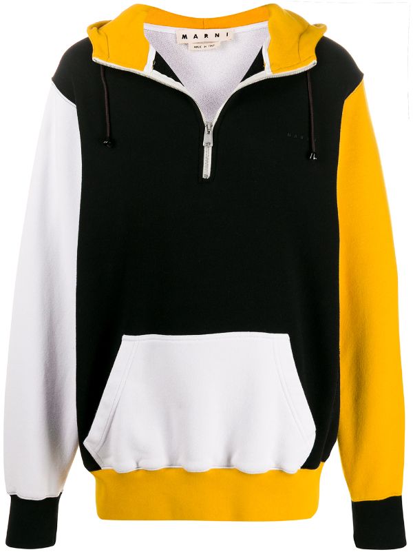 colour block hoodie