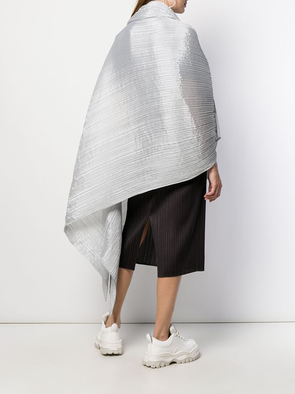 фото Pleats Please Issey Miyake плиссированный шарф оверсайз