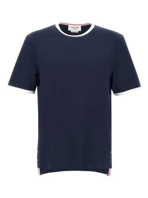 Thom Browne contrasting-trim T-shirt
