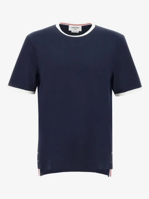 Thom Browne contrasting-trim T-shirt